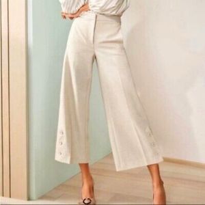 Ann Taylor Drapey Marina Pant - Beige 00P